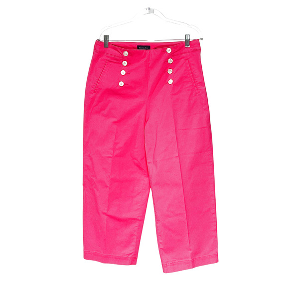 Charter Club Women's Pink Cropped Pants Size 12 - Picture 1 of 4